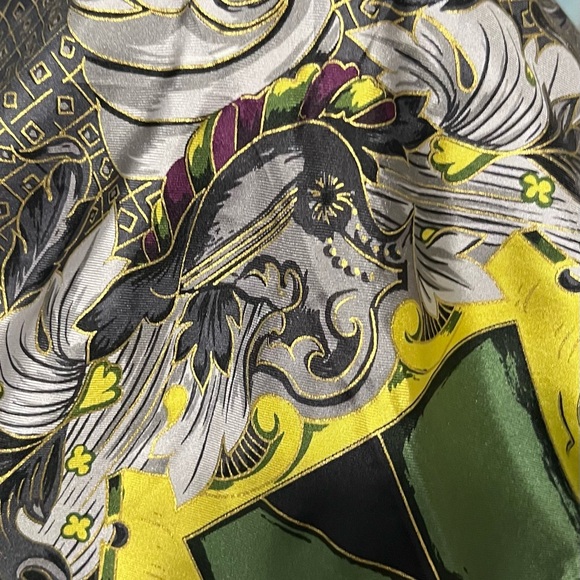 Rare Vintage Worth Silk Don Quichotte Scarf - Picture 11 of 12